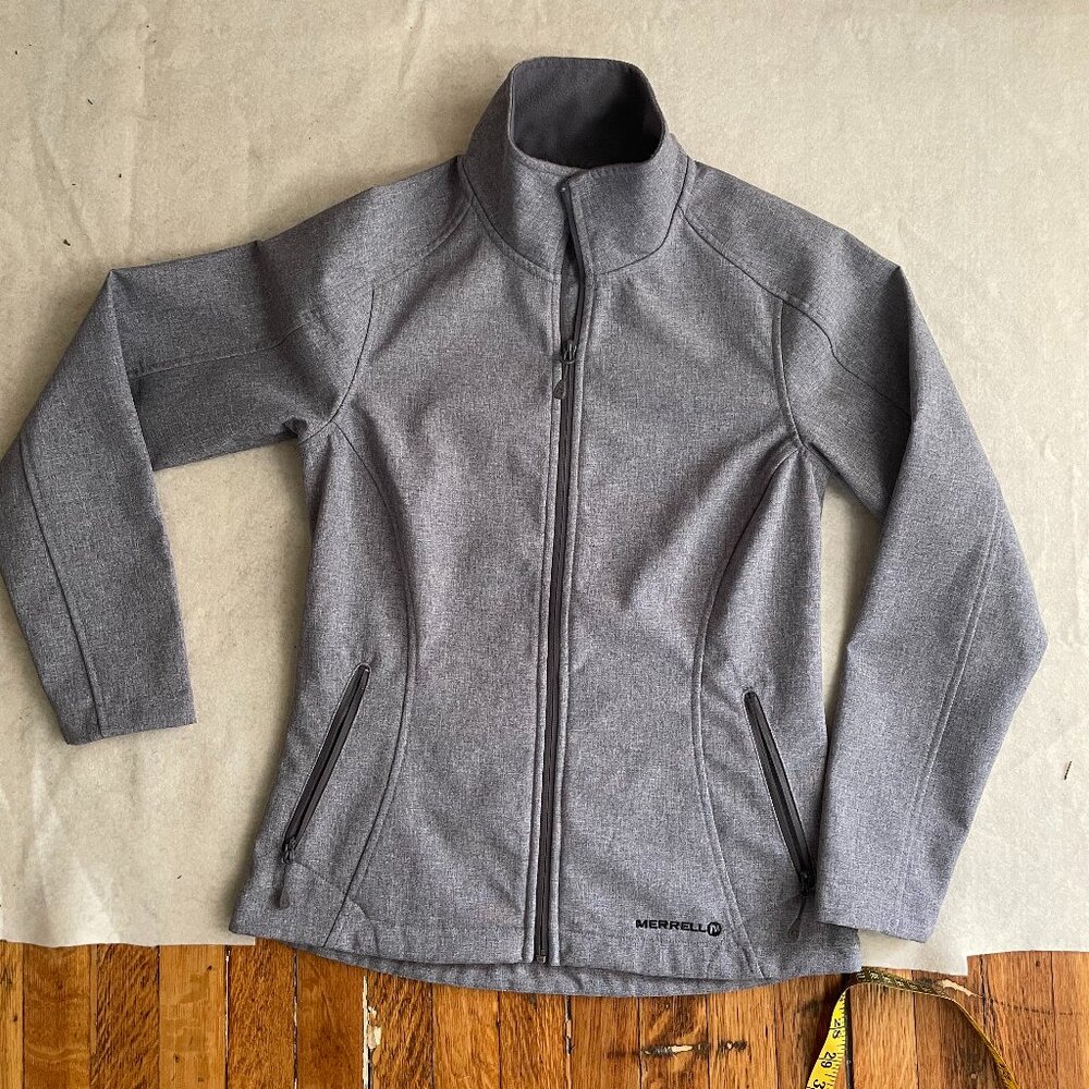 Merrell Selectregulate Gray Zip-Up Jacket, Size Xs - image 1